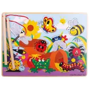 Bigjigs Toys Magnetic Bug Catching Game Fun Fine Motor Toy for Kids