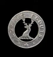 Lovat's Scots Yeomanry Cap Badge Hallmarked Silver