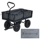 Fabric Liner Dark Grey for Garden Cart Wagon Trolley Wheel Wagon Wheelbarrow ...