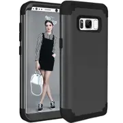 MCC Impact Samsung Galaxy S8 Shockproof 3in1 Rugged Case Cover G950 [Black]