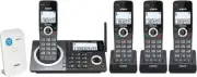 VTech Executive Dual Keypad Cordless Bundle - Phone System Plus 3 Handsets