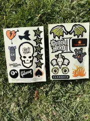 Guitar Hero II Decals Stickers Video Game RedOctane Harmonix NEW 2007