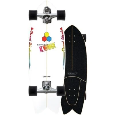 Carver Channel Islands Fishbeard Surf Skate C7 Raw Trucks 29.25" x 9.875"