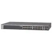NETGEAR S3300-28X - ProSAFE 24-port Gigabit Stackable Smart Switch with 4x10G ports (2x RJ45 & 2x SFP+)
