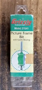 NEW Grizzly 1/2" Shank C1541 Picture Frame Bit w/ Guide Bearing 7/8" Cutter Dia.