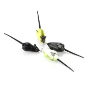 4Pack Large Soft Rubber Mouse Fishing Lures Baits Top Water Tackle Hooks Bait H