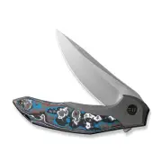 WE Knife Merata Frame Lock 22008B-2 Nebula Fat Carbon 20CV 1/310 Pocket Knives