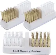 SOESFOUFU Professional Nail Drill Bit Brush Deep Cleaning Wire Brush for Nail Art