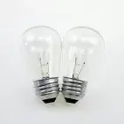 12 Pcs S14 Vintage E27 Screw 11W Incandescent Glass Bulbs For Festoon Light 220V