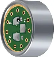 Microphone Cartridge - Microphone Replacement - 14mm Unidirectional Sensitive Sound Mic Cartridge Electret Condenser for Live Performances Studio
