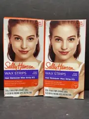 Sally Hansen Hair Remover Wax Strip Kit for Face 36 Strip Kits Up to 8 Weeks