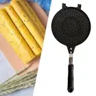 Egg Roll Maker Breakfast Machine Waffle Making Tool for Home Flower Pattern