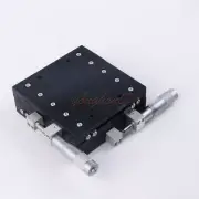 XY-Axis Stage Manual Slide Table Trimming Platform 125*125mm XY125-R 40mm