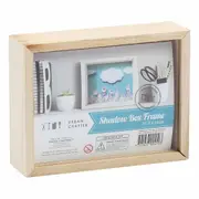 Urban Crafter Wooden Shadowbox with Sliding Lid 15.3x12x4.5cm