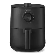 3 Quart Black Air Fryer 5 in 1 Compact Mini Cooker Easy Controls Healthy Cooking