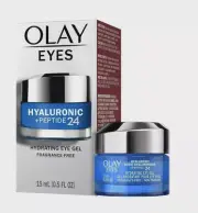 Olay Eyes Hyaluronic plus Peptide 24 Hydrating Eye Gel Fragrance Free 15 ml