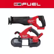 Milwaukee SAWZALL Reciprocating Saw 18V Cordless Brushless w/ Compact Bandsaw