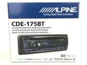 Alpine CDE-175BT, Single-Din CD Car Stereo W/Bluetooth, USB & Auxiliary Input