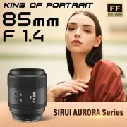 Sirui Aurora 85mm F1.4 Full Frame Autofocus Lens for Sony E Fuji X Nikon Z Mount