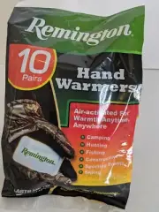 NEW Sealed Remington Hand Warmers Hunting/Camping/Hiking 10 PACK