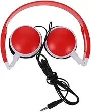 SEWACC 1pc Boy Girl Foldable Headphones Mic Stereo Music Earphones for Boy Girl Design Compatible Tablets Phones Computers for School Travel