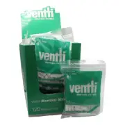 Ventti Menthol Slim Green 120 Filter Tip Bag x 25 Pack Box 3,000 Tips Total