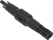 Photovoltaic Fuse Connector, PV Fuse Holder DC1500V Waterproof PPO Plastic for Electrical Components (15A)