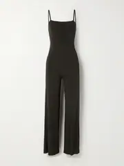 [Eres] Eres - Alba Belted Stretch-jersey Jumpsuit - Gray - FR 36 FR 36 Gray