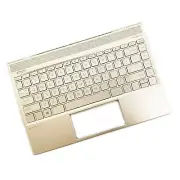 New Upper Case Palmrest Backlit Keyboard Gold For HP Envy 13-AH L19541-001
