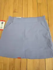 NWT Women 32 Degrees Golf Tennis Skirt Skort Purple Size M Pockets Pull up