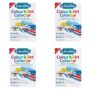 4x 12pc Dr Beckmann Colour & Dirt Collector Protection Clothes Laundry Sheet