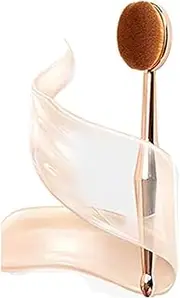 DNHCLL Oval Makeup Brush Set Upgraded Fast Flawless Application Toothbrush Foundation Concealer Blusher Liquid Cream Powder Cosmetic Blending Tools