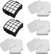 [Colorfullife] AZ3002 Filters for Shark AZ3002 AZ3000 AZ3000W for Stratos DuoClean PowerFins Vacuum Stratos Upright Vacuum, 2 HEPA and 4 Foam Filters
