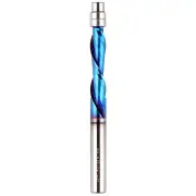 1/4 Inch Shank Premium Carbide Spiral Flush Trim Router Bit Set with Ball Bearings High Durability Versatile Woodworking