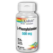 Solaray L-Phenylalanine,500 mg ,60 Caps (Pack of 6)