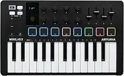 Arturia - MiniLab 3 - Universal MIDI Controller for Music Production, with All-in-One Software Package - 25 Keys, 8 Multi-Color Pads - Black