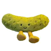 Green Pickle Plush Doll Small Vegetable Food Cushion Decoration Children'S Birthday Gift