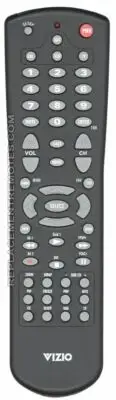 VIZIO VUR3 TV Remote Control for Vizio TVs L30WGU P42ED P42HD RP56 P42ED, P42HD
