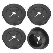 4 Pcs Cable Cord Grommet, 1-1/4 Inch Desk Grommet Flexible Rubber Grommets