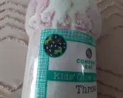 Unicorn Throw Blanket Glow in The Dark Bedding PINK PLUSH Blanket 40 X 50