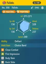 Pokemon Scarlet and Violet 6iv Shiny Max EV Falinks