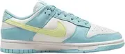 [Nike] W Dunk Low Unisex Adult Basketball Shoes, Citron Tint Ocean Bliss Sail, 6.5 UK, Citron Tint Ocean Bliss Sail, 9 US