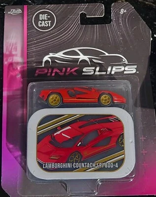 Jada Pink Slips Lamborghini Countach LPI 800-4 Red 2024 1:64