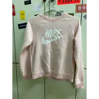 在飛比找蝦皮購物優惠-Nike 大學T 粉色S號