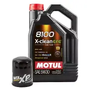 5L Motul 8100 XCLEANEFE 5W30 WixXP Filter Motor Oil Change Kit For Subaru API SN (for: Subaru)
