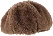 [WOFASHPURET] Women's Beret Hat Soft Fleece Beret for Ladies Decorative Beret for Party Khaki