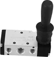 Pneumatic Hand Lever Control Valve Air Valve for Cylinder Manual Switch Strong Aluminum Easy Install 4h210-08