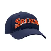 Srixon Adjustable Golf Cap Hat Unstructured Navy and Orange #GE0023