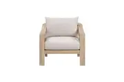 CR Sycamore Solid Timber Outdoor Armchair with Cushion