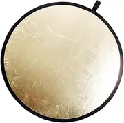 WOONEKY Collapsible Round Reflector for Photography 2-in-1 Photo Light Reflector Portable Photo Accessory Soft Light Diffuser for Outdoor Portraits